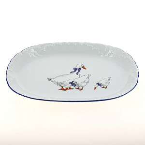 Блюдо овальное 33см CMIELOW Rococo E280 фарфор 000000000001172848