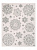 Оконное украшение Серебряные хлопья снега из ПВХ пленки (крепится посредством статического эффекта) с раскраской на картонной подлож 000000000001191192