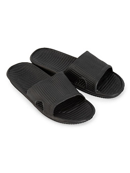 Сланцы женские 40-41 полосы черный ЭВА 000000000001226920