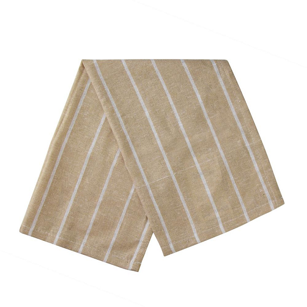 Полотенце кухонное 40х60см FORA полоска 01 бежевый хлопок Полотенце кухонное 40х60см FORA полоска 01 бежевый хлопок 000000000001223119