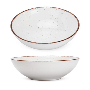 Набор столовой посуды 16 предметов кайма белый керамика 000000000001223321