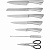 Набор ножей + ножеточилка нержавеющая сталь M010106/R010338 000000000001184436