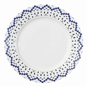 Тарелка обеденная 23см APOLLO Glaze Blue фарфор GLB-04 000000000001197679