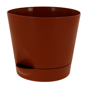 Горшок для цветов 2л FORA с поддоном терракот пластик Горшок для цветов 2л FORA с поддоном терракот пластик 000000000001176151