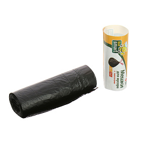 Мешки для мусора с завязками Beesmart Paclan, 35л, 15 шт. 000000000001068996