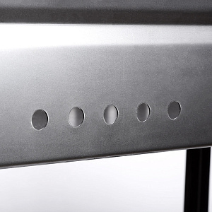 Мангал разборный большой 800х400х700мм толщина 1,5мм глубина 160мм выемка на 10 шампуров в коробке сталь 000000000001211099