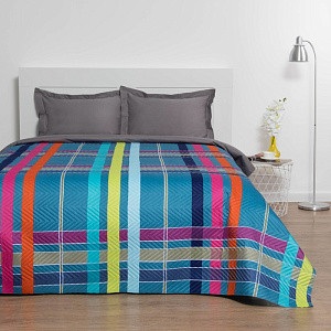 Покрывало Экономь и Я Ультрастеп "Лофт" 180х210±5см, микрофайбер, пл.215г/м2, 100% полиэстер 4072864 000000000001200078