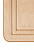 Коврик для ванной 55x80см DE'NASTIA Soft Collection мемори бежевый полиэстер 000000000001215834