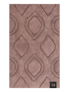 Коврик универсальный 60x100см DE'NASTIA рюши какао хлопок 100% 000000000001219584