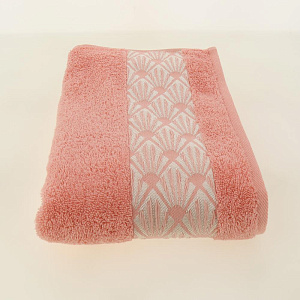 Полотенце 70х130см CLEANELLY Дардо махровое плотность 420гр/м персиковый 100% хлопок ПЦ3501-4344,13-1510 000000000001198617