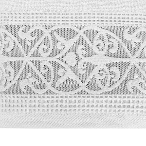 Полотенце махровое 70х130см LUCKY Вензельный бордюр светло-серый хлопок 100% 000000000001210300