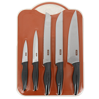 Набор кухонных ножей 5шт JA PAN нержавеющая сталь пластик 000000000001207139