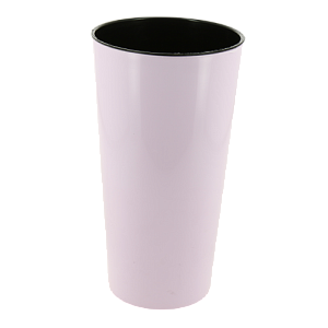 Кашпо для цветов 3л h260мм D140мм GARDENPLAST КАМЕЛИЯ со вставкой лиловый пластик 000000000001207378