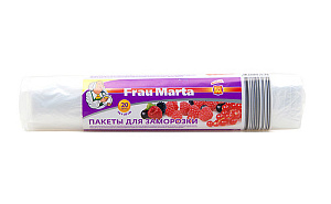 Пакеты для заморозки продуктов 24*36,5см 20шт FRAU MARTA 431355 000000000001137427