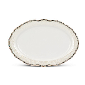 Набор столовой посуды 24 предмета Stephanie золото (обеденная-6шт/десертная-6шт/суповая-6шт/блюдо-2шт/салатник/салфетница/набор специй) фарфор 000000000001219795