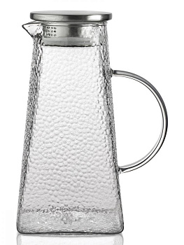 Графин 1,8л LUCKY Фактурное боросиликатное жаропрочное стекло 000000000001217902