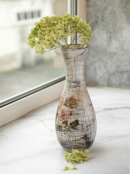 ВазаКерамика "ВинтажныеЦветы" 29см R010680 000000000001196735