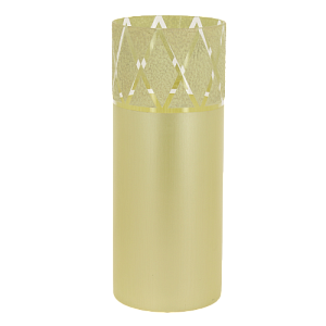 Ваза стеклянная с ручным рисунком, дизайн Danuta Kotova,Цилиндр высотой 30 см, ручной объемный рисунок по фактуроной поверхности. 000000000001191026