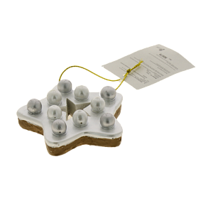 Новогоднее подвесное украшение Пряник-Звезда из полирезины / 7х7х2см арт.80079 000000000001191421