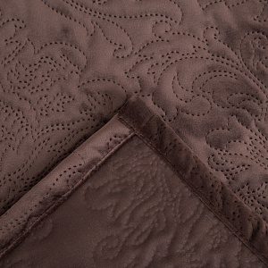 Покрывало Этель "Ренессанс" Шоколадный пудинг 240х210±5см, пл.300г/м2, бархат, 100% полиэстер 4301629 000000000001200120