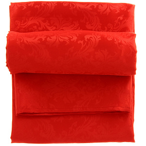 Скатерть DE'NASTIA Барокко 120х160см красный 100%Полиэстер E020040 000000000001099618