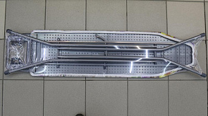 Доска гладильная 122х34см Ника Эльза Классик. EURO подставка под утюг. Гладильная поверхность-металл чехол-хлопок 000000000001117488