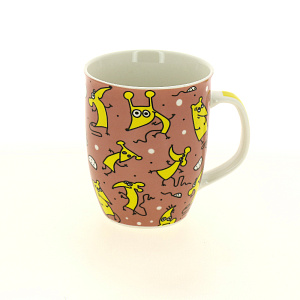 Кружка 350мл, NEW BONE CHINA,упаковка-гофрокороб,ДИВНЫЕ МЫШАТА,170-08020 000000000001192692