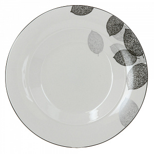 Набор тарелок обеденных 6шт 22,5см ESPRADO Bosqua Platina фарфор 000000000001177177