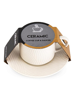 Пара чайная 220мл белый керамика 000000000001228619