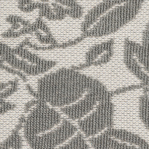 Коврик универсальный 50x60см DE'NASTIA цветы/листья серый хлопок 100% 000000000001219486