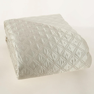 Покрывало DeN Палермо 190х220 атл/мат молочный геом2 U000232 000000000001203060