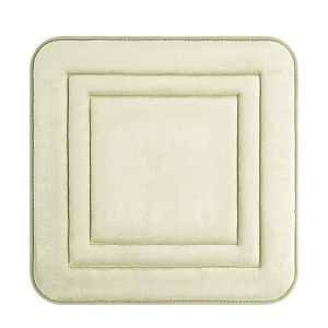 Коврик для туалета 50x50см DE'NASTIA Soft Collection memory оливковый полиэстер 000000000001215841