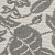 Коврик универсальный 50x60см DE'NASTIA цветы/листья серый хлопок 100% 000000000001219486