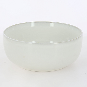 Салатник 22см глубокий кремовый глазурованная керамика 000000000001213946