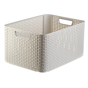 Корзинка Style L Curver, кремовый, 43.6?32.6?23 см 000000000001118638