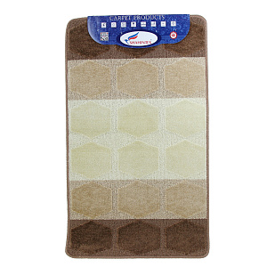 Набор ковриков для ванной PP MIX кофе с молоком,  2 шт. 000000000001176914