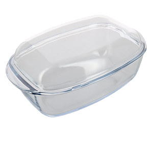 Кастрюля 3л с крышкой 1,5л PYREX прямоугольная стекло 000000000001135877