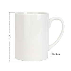 Кружка 350мл ОБЩЕПИТ белая керамика 000000000001221645
