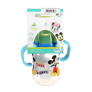 Бутылочка с соской от 6 месяцев Микки и Минни  Lubby&Disney baby, 250мл 000000000001135535