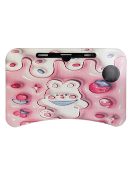 Столик 40х60х25см ST для ноутбука 3D сказка белый железо/МДФ 000000000001227162