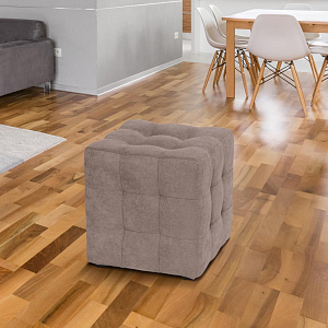 Пуф 40х40х42см DREAMBAG Лотос бежевый велюр 000000000001211373