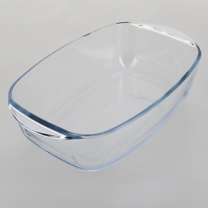 Кастрюля 3л с крышкой 1,5л PYREX прямоугольная стекло 000000000001135877