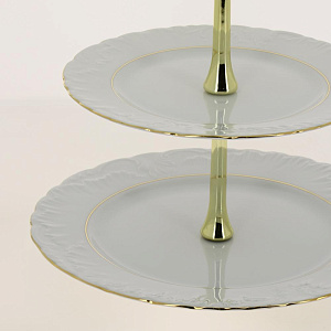 Этажерка-конфетница 3-х ярусная CMIELOW фарфор 73141 000000000001181237