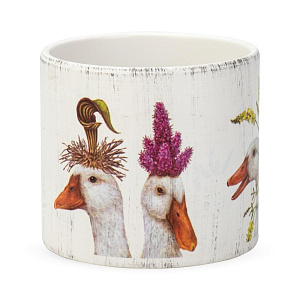 Кашпо 12,5х11,5см 1л Кантри IV керамика 000000000001225881