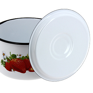 Набор посуды СТАЛЬЭМАЛЬ (1,5л+2,9л+3,9л) цилиндрическая форма эмалированная сталь 000000000001114769