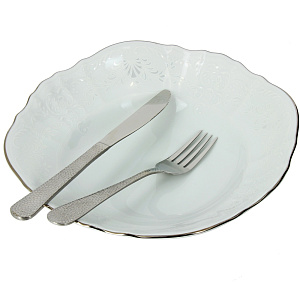 Салатник Отводка Платина Люкс Хауз, 25 см 000000000001068680