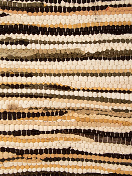 Коврик универсальный 50х80см LUCKY тканный бежево-лиловый хлопок 000000000001225682