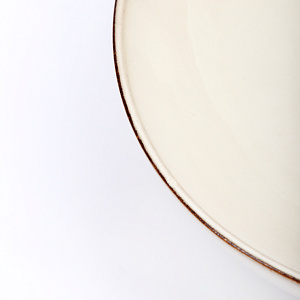 Салатник 25см кремовый глазурованная керамика 000000000001213898