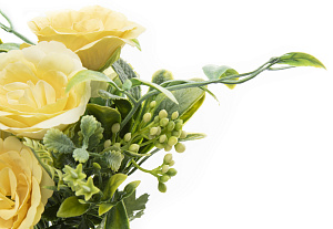 Цветок искуственный Букет микс 25см припыленный пластик 000000000001217058