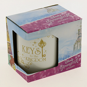 Кружка 350 мл Disney ПРИНЦЕССА. КЛЮЧИ ОТ КОРОЛЕВСТВА в под. Уп. DPM350-2gb 000000000001169384